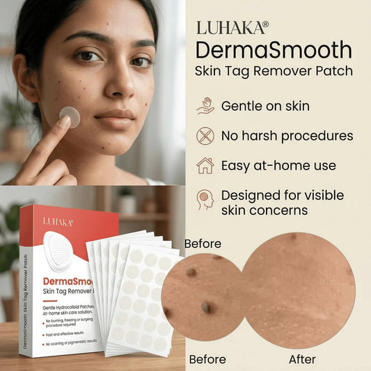 LUHAKA  DermaSmooth Skin Tag Remover Patch ( BUY 1GET1 FREE ) 36 PATCH